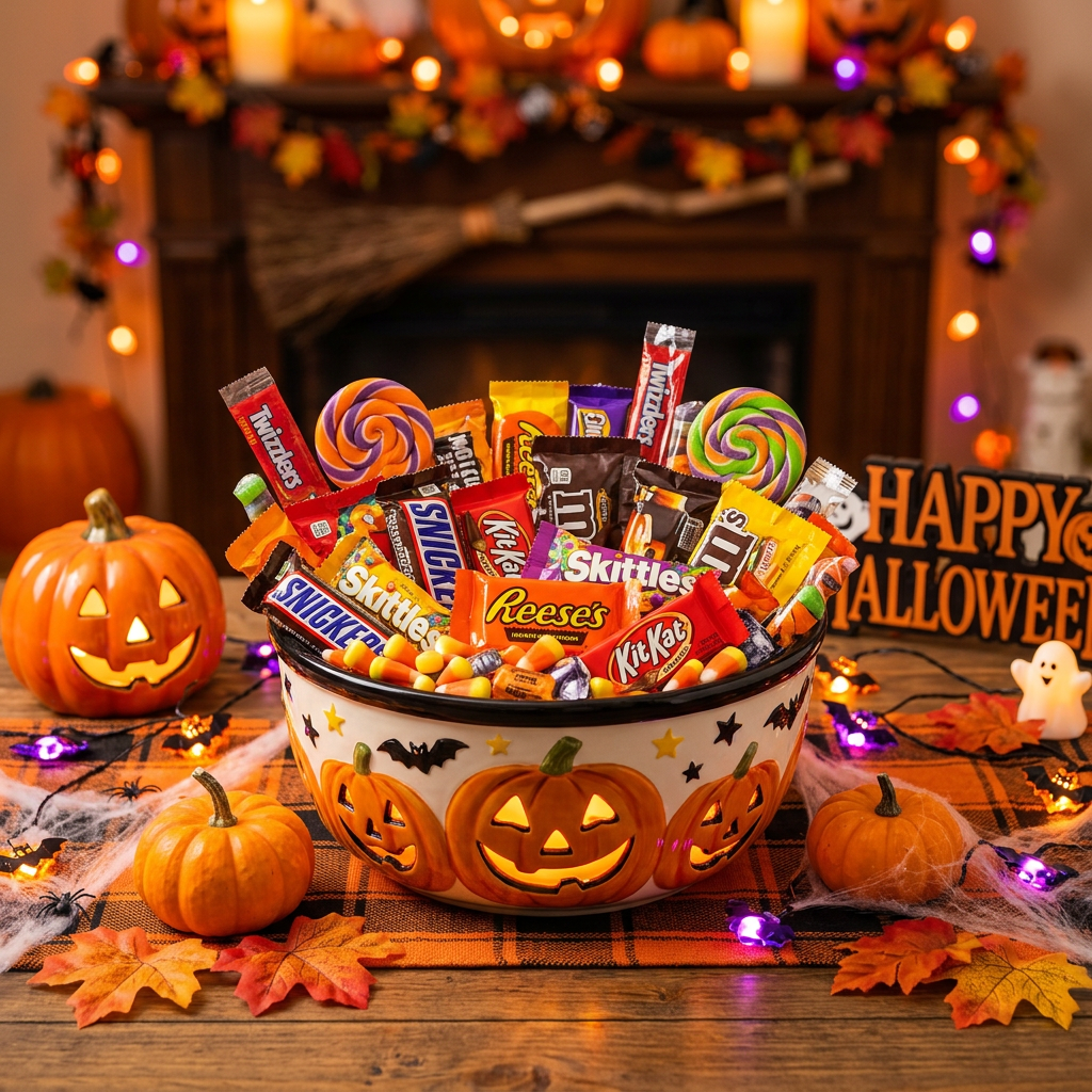 A Halloween Candy Bowl That Is Anything but Basic: 5 Treats to Mix and Match