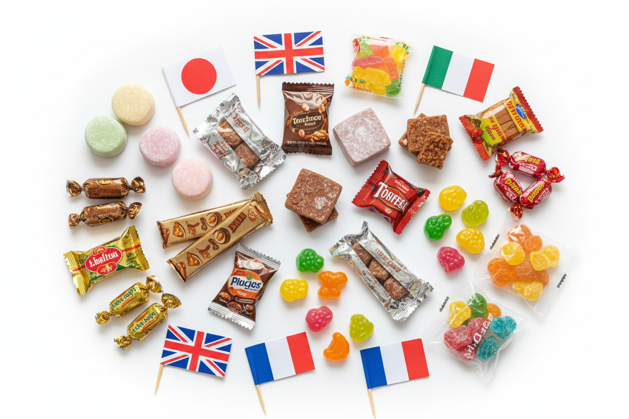Candy Around the World: Exotic International Sweets You Can Buy Right Here