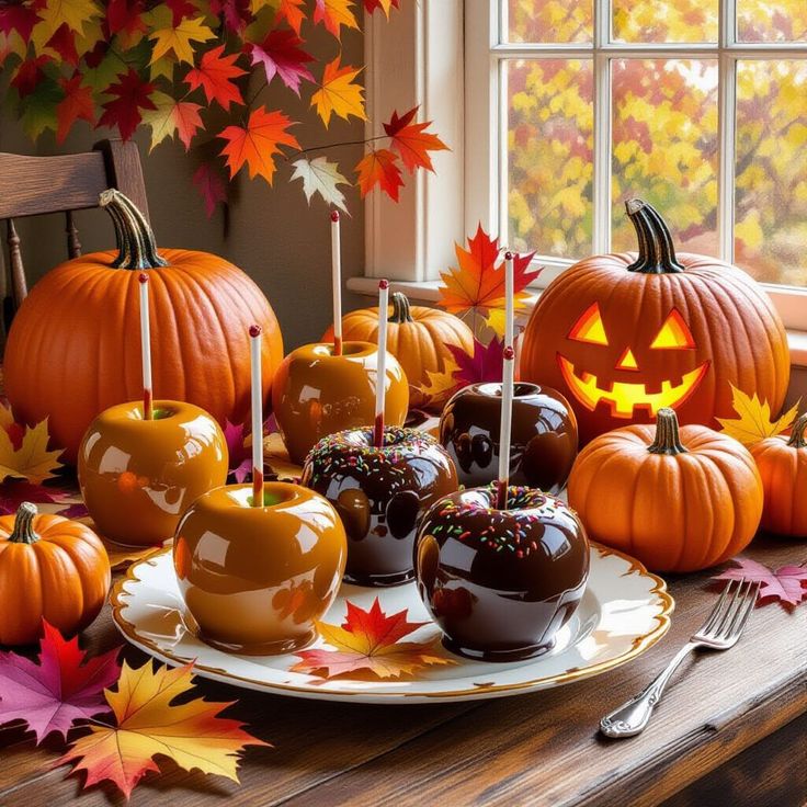🍎 A Sweet Thanksgiving Twist: Caramel Apples to Be Thankful For