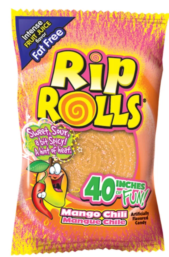 Foreign Candy Company Rip Rolls Mango Chili 24ct