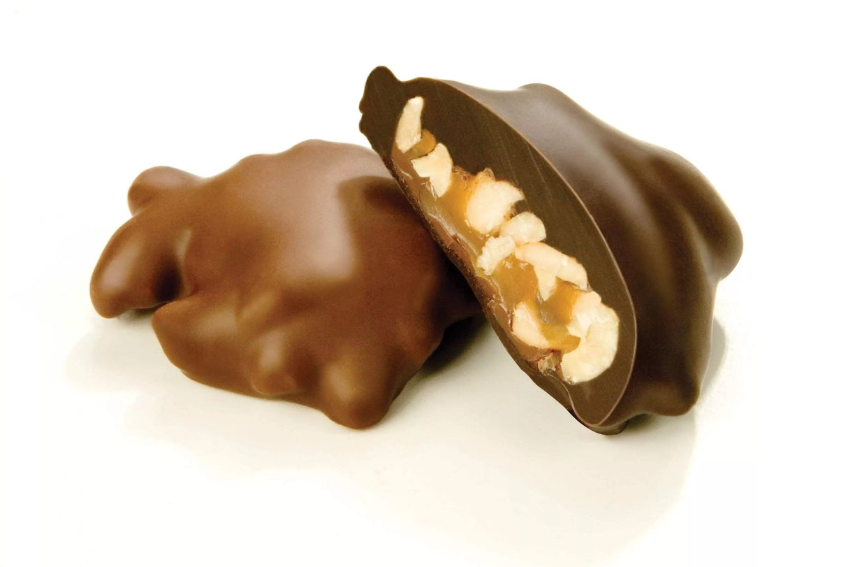 Asher Dark Chocolate Cashew Caramel Pattie 5lbs