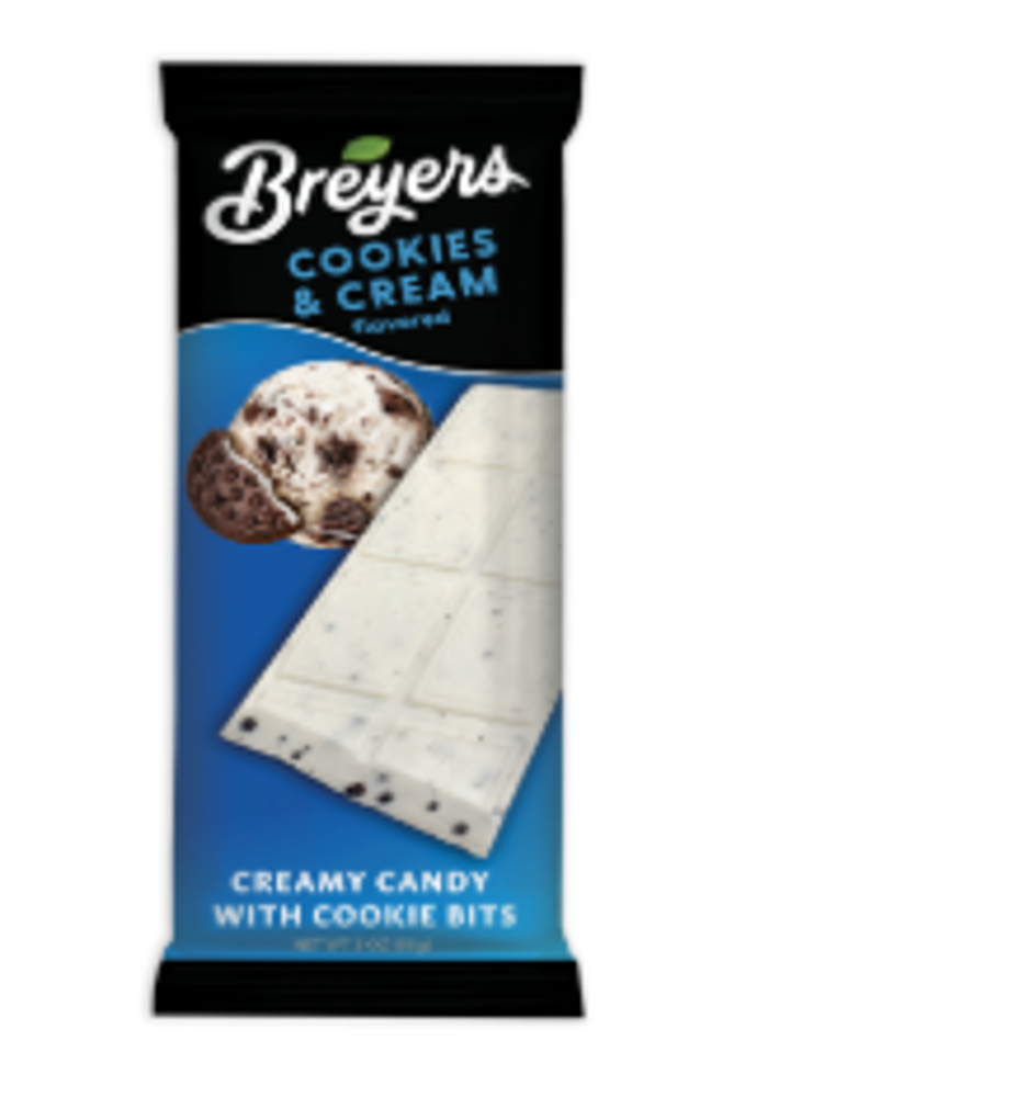 Palmer Breyers Cookies and Cream Bar 3oz