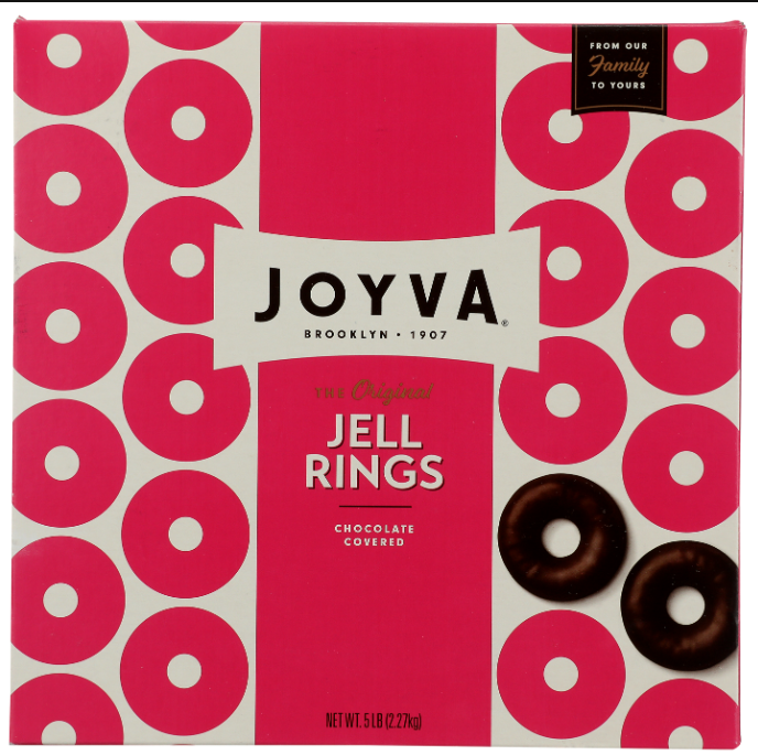 Joyva Chocolate Covered Raspberry Rings 5lb - Default Title Joyva Candy Store For Me