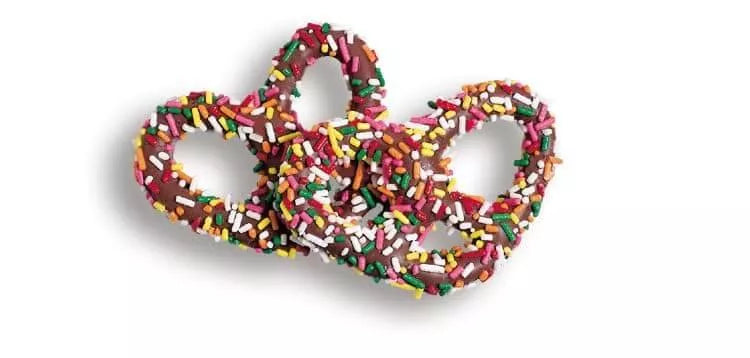 Asher's Milk Chocolate Covered Pretzels with Jimmies 7lb *Fragile Item*