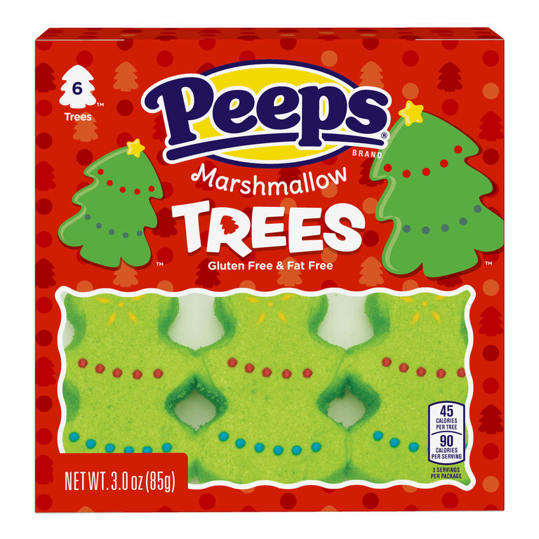 Peeps Marshmallow Xmas Tree 6pk 12ct