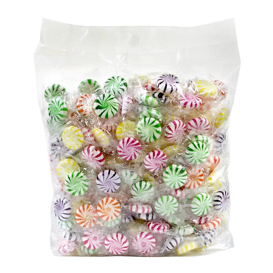 Quality Candy Assorted Fruit Spinners (Starlights) 5lb