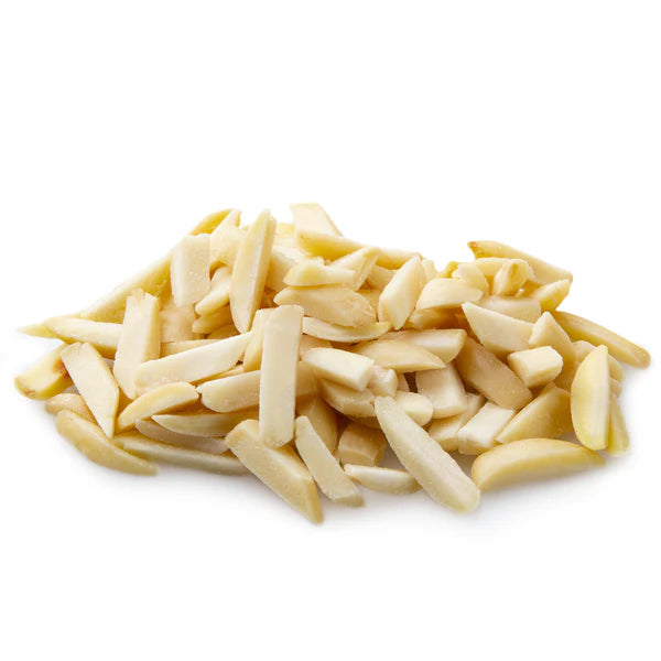 Almonds Slivered Blanched 25lbs skin off