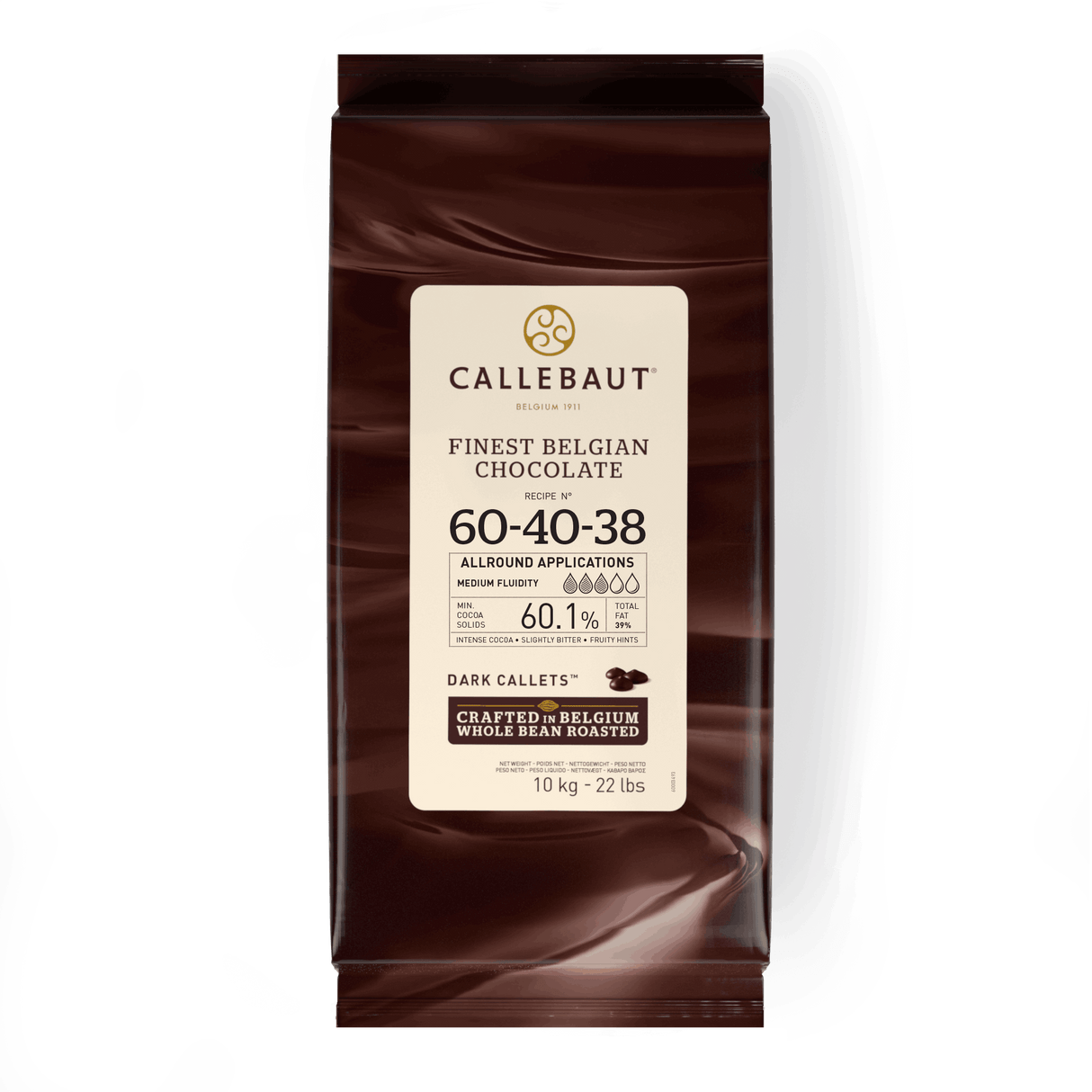 Barry Callebaut 60-40-38NV-595 Intense Callets 10KG