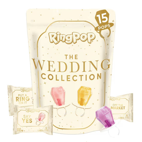 Ring Pop Wedding Collection 15pc 7.5oz Bag 6ct