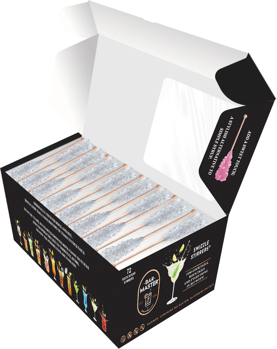 Roses Swizzle Sticks White Unwrapped 72ct.