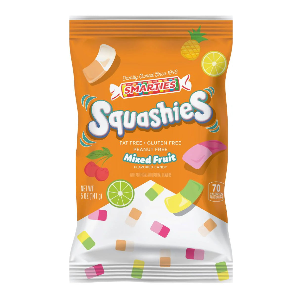 Smarties Tropical Squashies 5oz 12ct