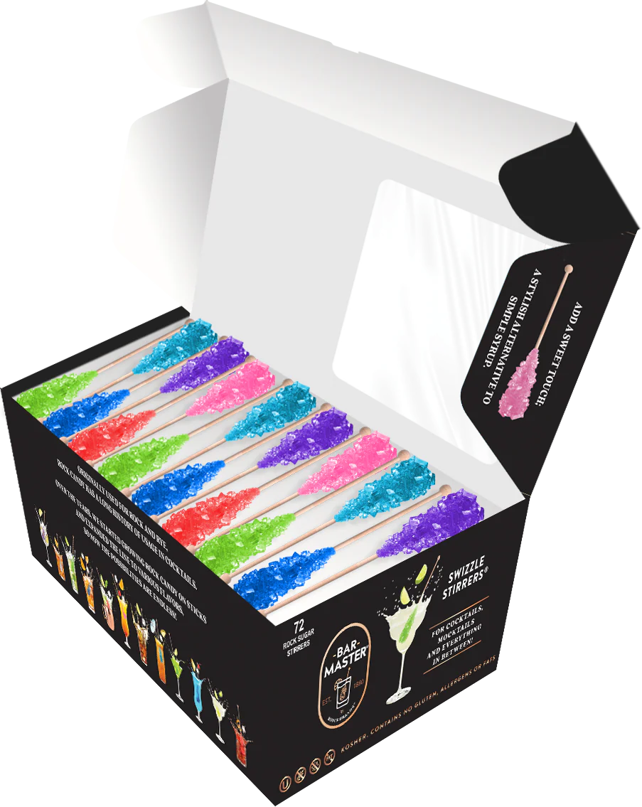 Roses Swizzle Sticks Assorted Wrapped 72ct