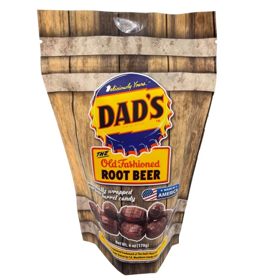 Roses Dad's Root Beer Gusset Bag 6oz/6ct case