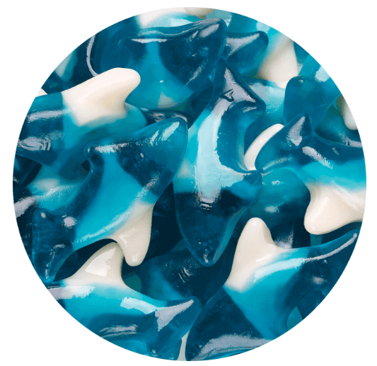 Albanese Blue Gummi Sharks 5 lbs