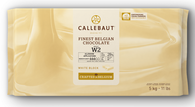 Barry Callebaut W2NV-132 White Chocolate Blocks 55lbs - Default Title Barry Callebaut Bulk Chocolate Candy Store For Me