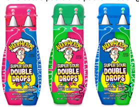 Warheads Double Drops Sour Liquid Dispensers 24ct