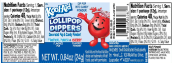 Kool-Aid Lollipop Dippers .84oz. 12ct