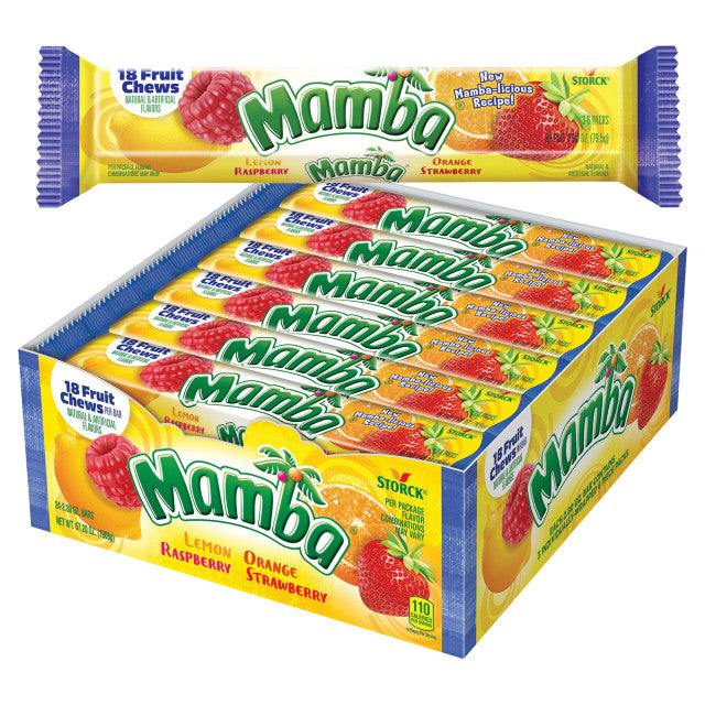 Mamba Fruit Chews Candy 24ct