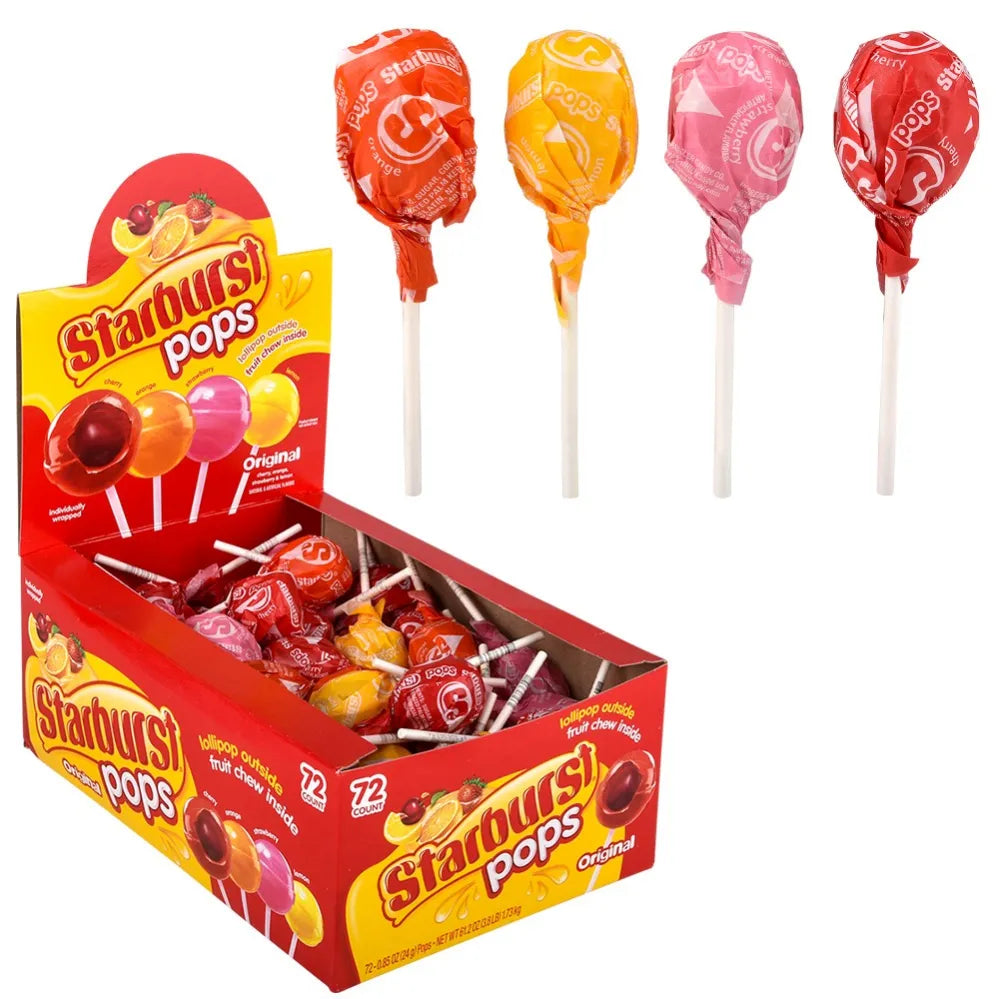 Spangler Starburst Pops .85oz 72ct