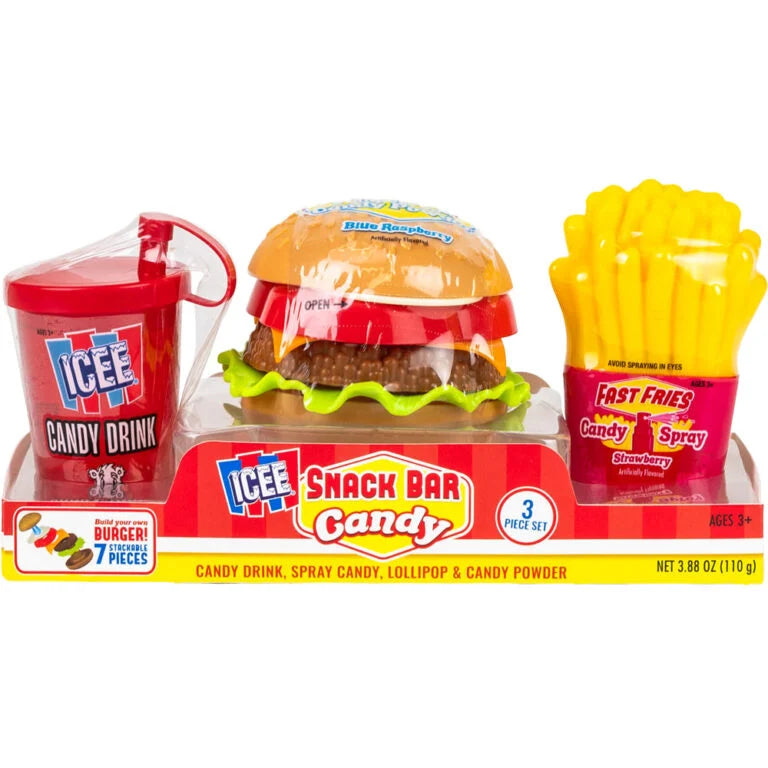 Kokos Icee Snack Bar Candy 3pc Set 4ct (2 boxes per case)