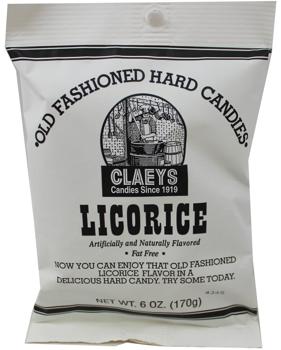 Claeys Licorice 6oz 12ct