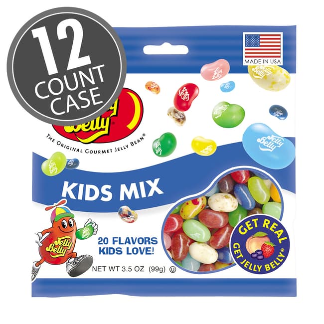 Jelly Belly Kids Mix 3.5oz bags 12ct case