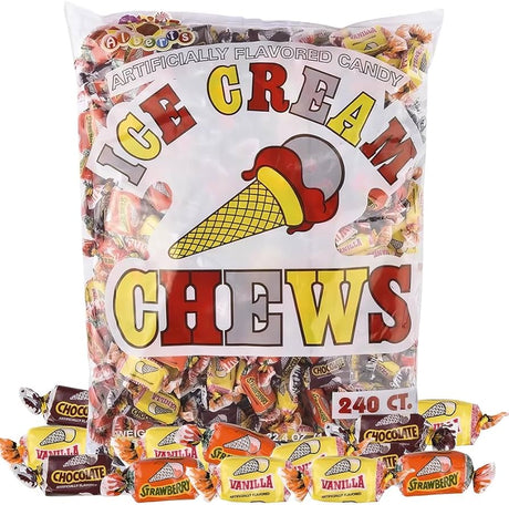 Alberts Fruit Chews Ice Cream 240ct