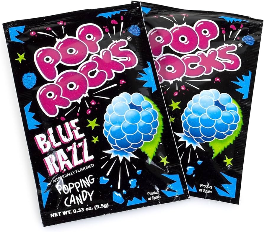 Pop Rocks Blue Raspberry Pop Rocks Blue Raspberry 24ct – Candy Store For Me