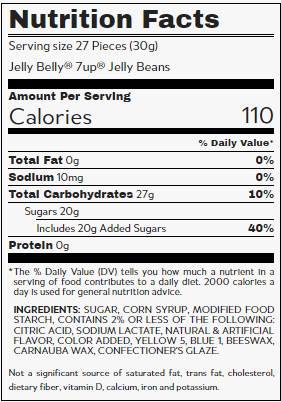 Jelly Belly Jelly Beans 7Up 10lb