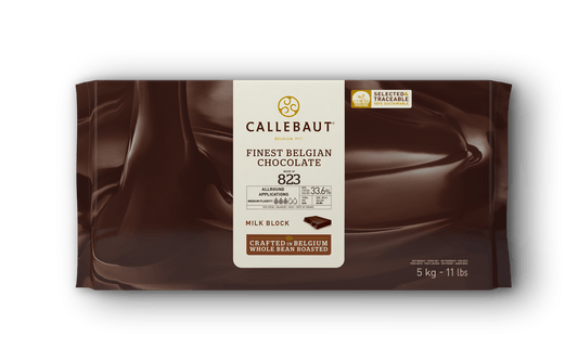 Barry Callebaut 823 Milk Chocolate Block 44lb Case