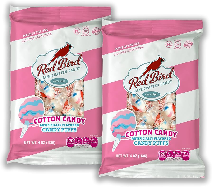 Piedmont Peg Bag Cotton Candy Puffs 4oz 12ct
