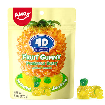 Amos 4D Pineapple Burst 6oz 12ct Case