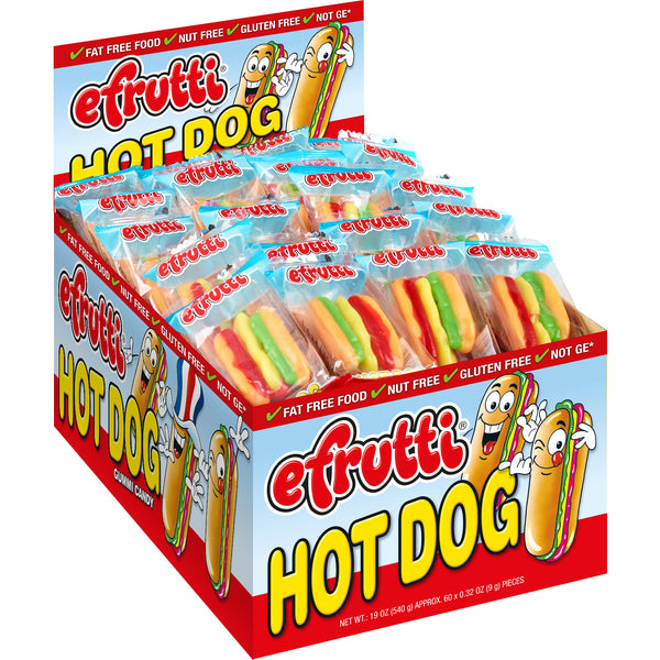 efrutti Gummy Hot Dogs 60ct