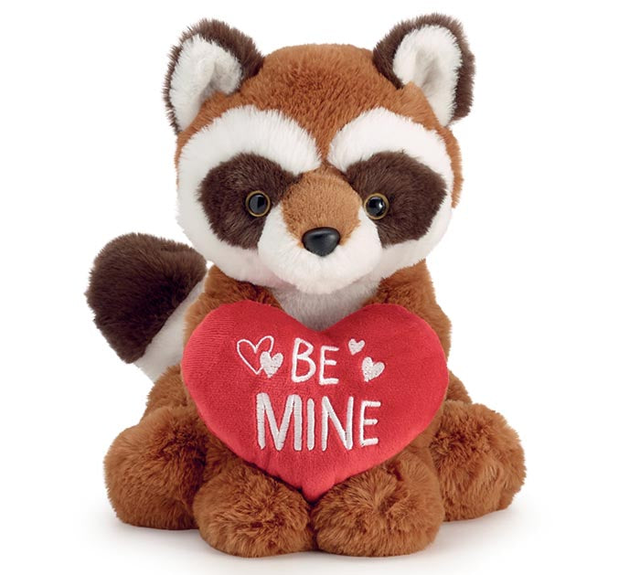 Plush Be Mine Red Panda With Heart "Be Mine" 1pc