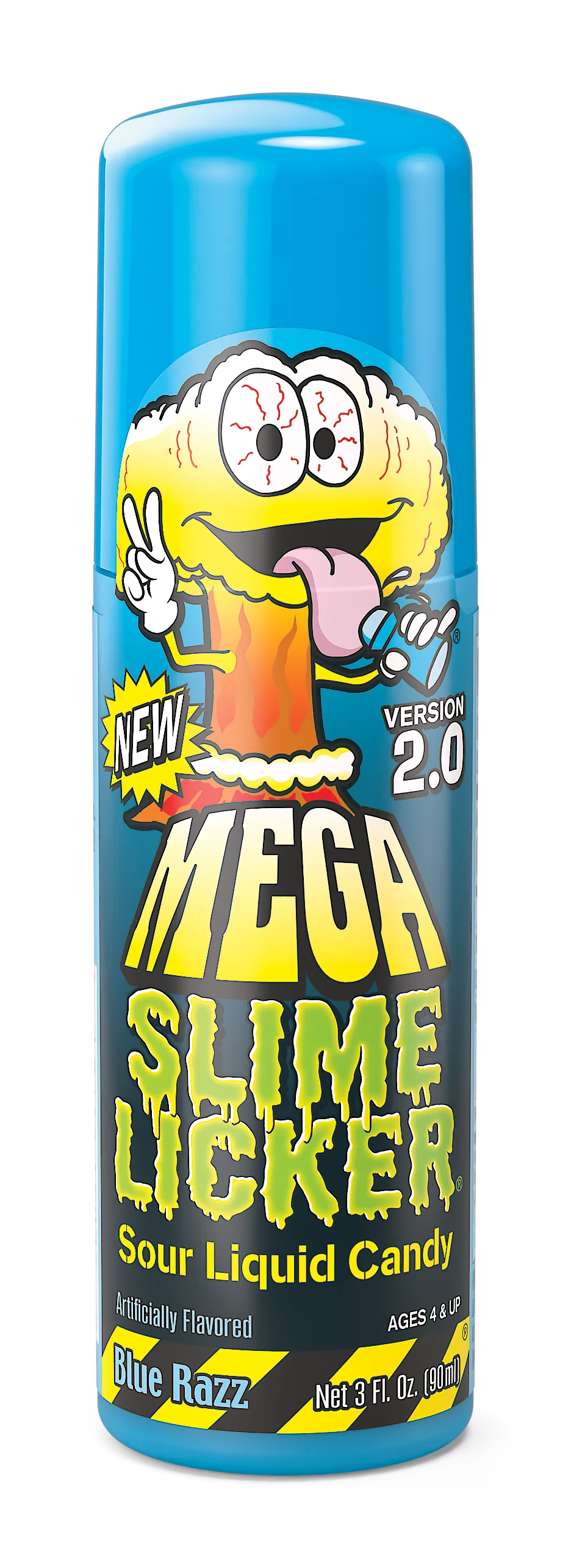Toxic Waste Mega Slime Lickers 2.0 Sour Rolling Liquid Candy 12ct
