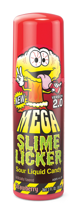 Toxic Waste Mega Slime Lickers 2.0 Sour Rolling Liquid Candy 12ct