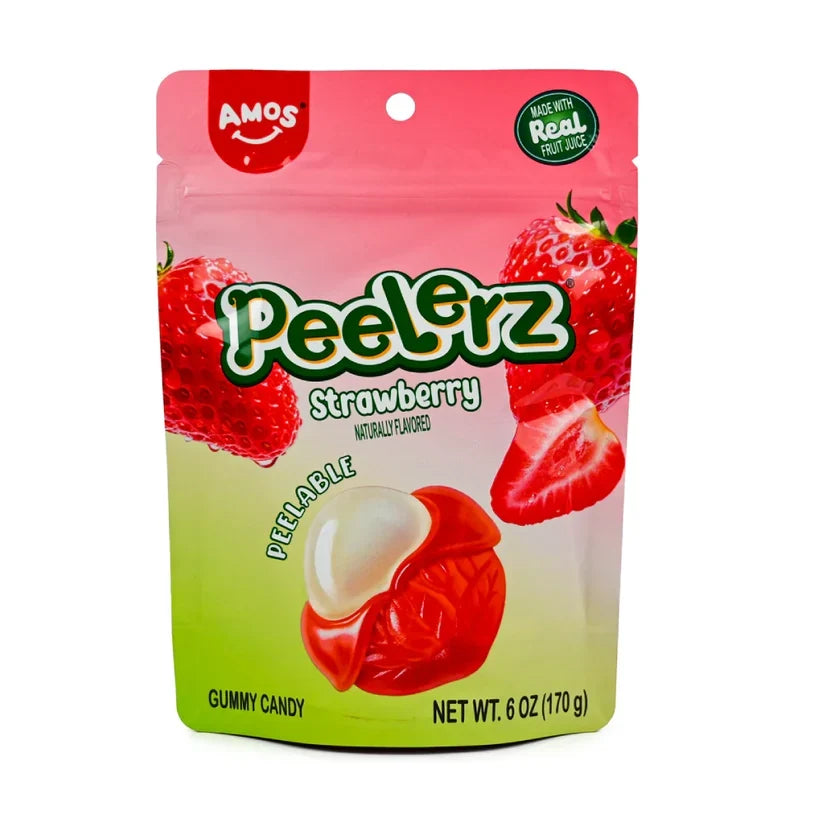 Amos Strawberry Gummy Peelerz 6oz