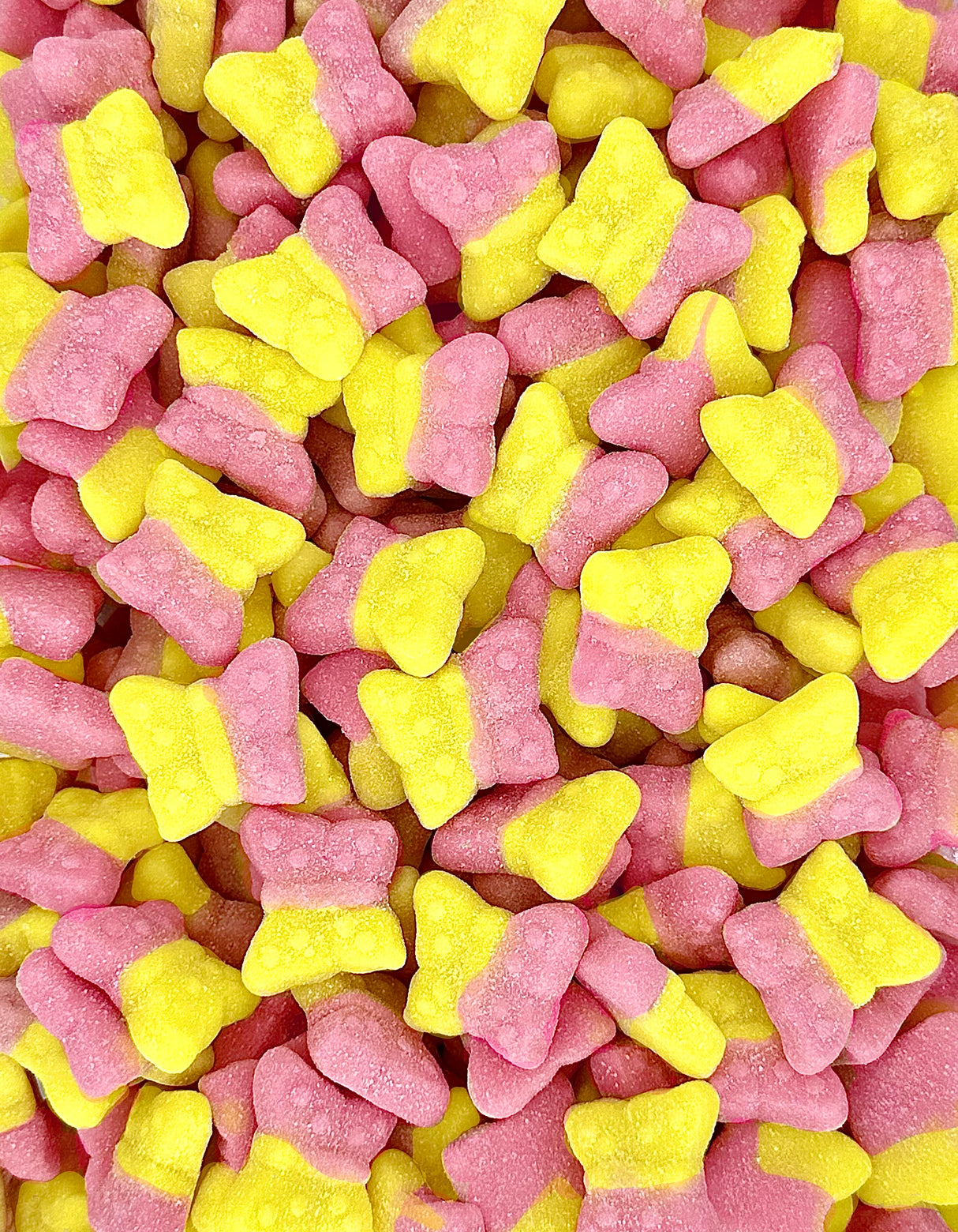 Swedish Style Sour Lemon Strawberry Butterflies 5lb tub