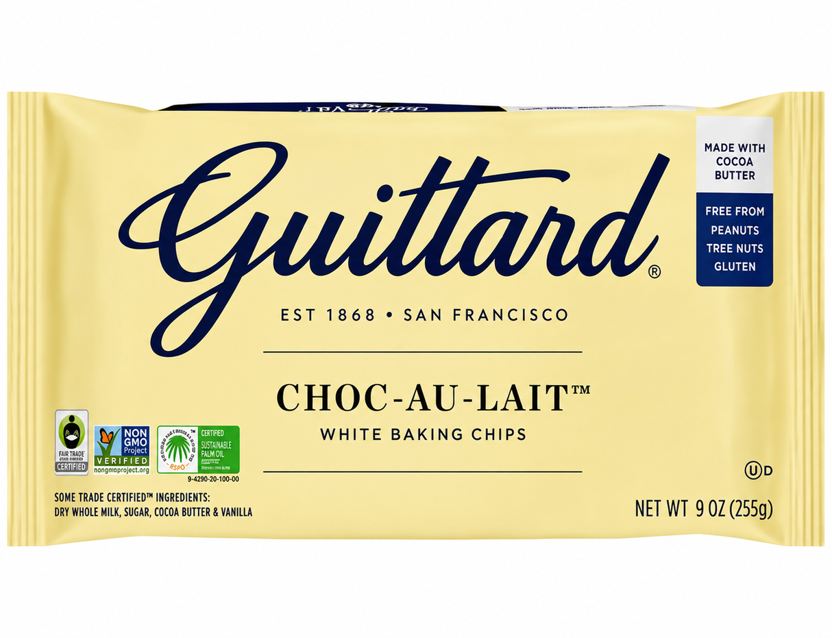 Guittard Choc-Au-Lait Vanilla Baking Chips 9oz 12ct