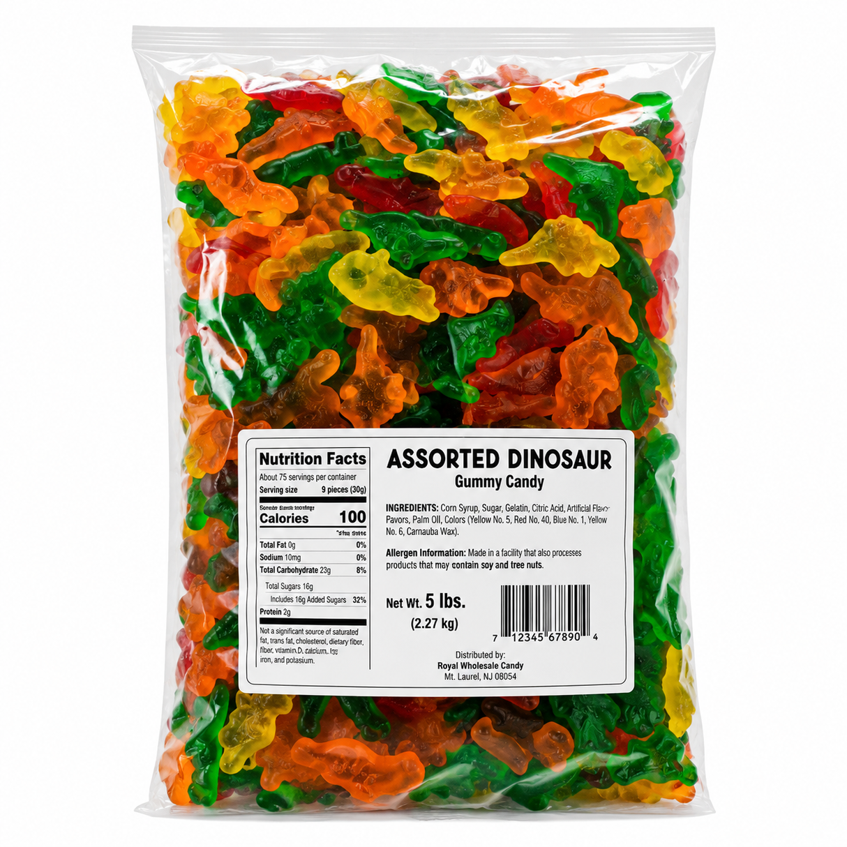 Kervan Gummy Dinosaurs 5lbs