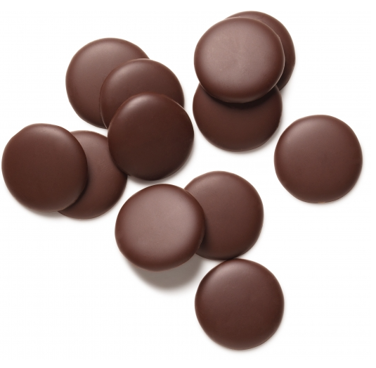 Guittard No Sugar Added Joie 61% Cacao Dark Chocolate Wafers 25lb (Special Order)