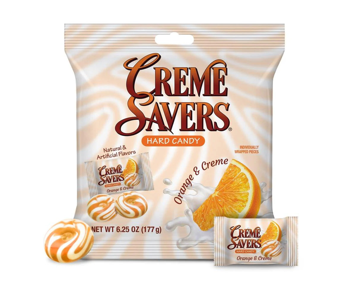 Creme Savers Bags Orange & Creme 6.25oz 12ct