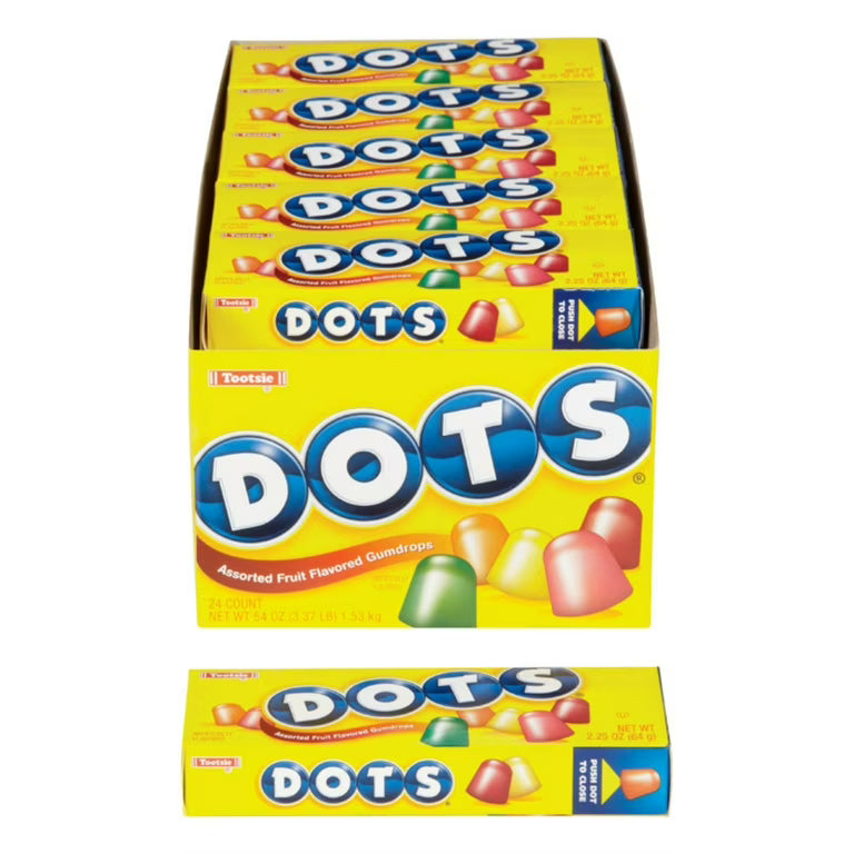 Tootsie Dots 2.25oz 24ct