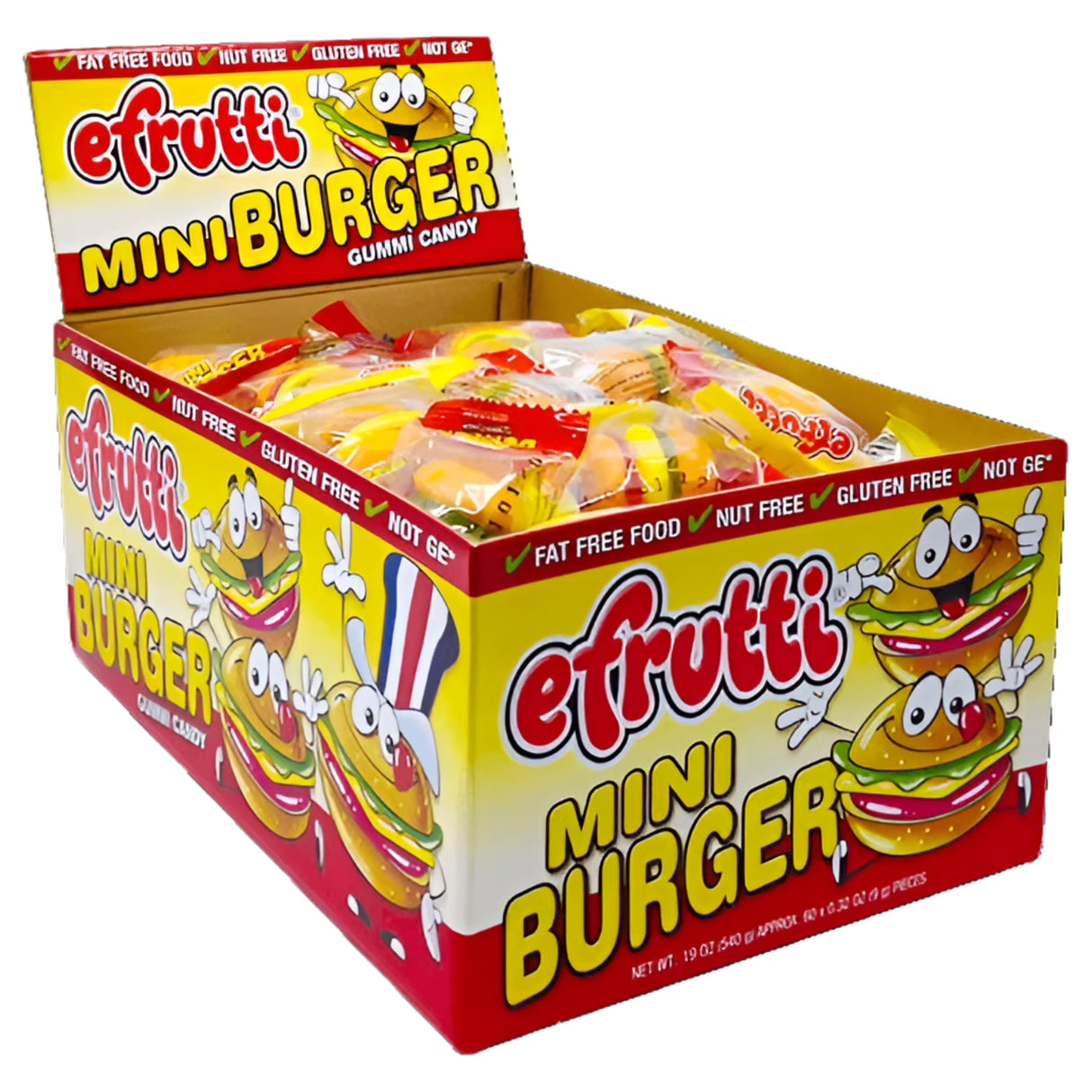efrutti Gummi Burgers 60ct