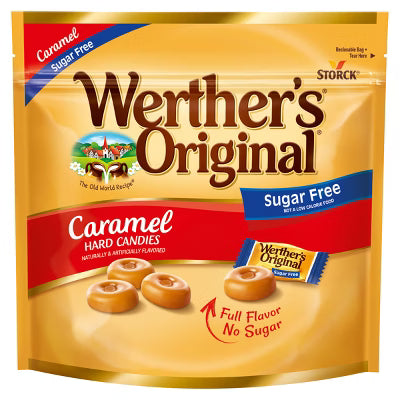 Werther's Original Sugar Free Stand Up Bag 7.7oz 12ct