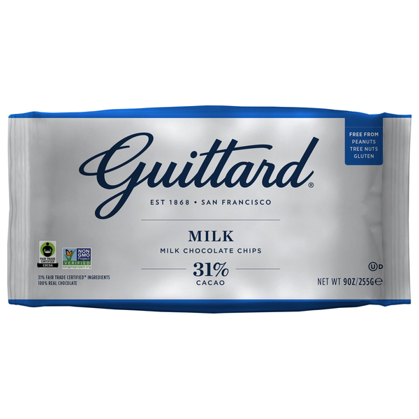 Guittard 31% Cacao Milk Chocolate Baking Chips 9oz 12ct