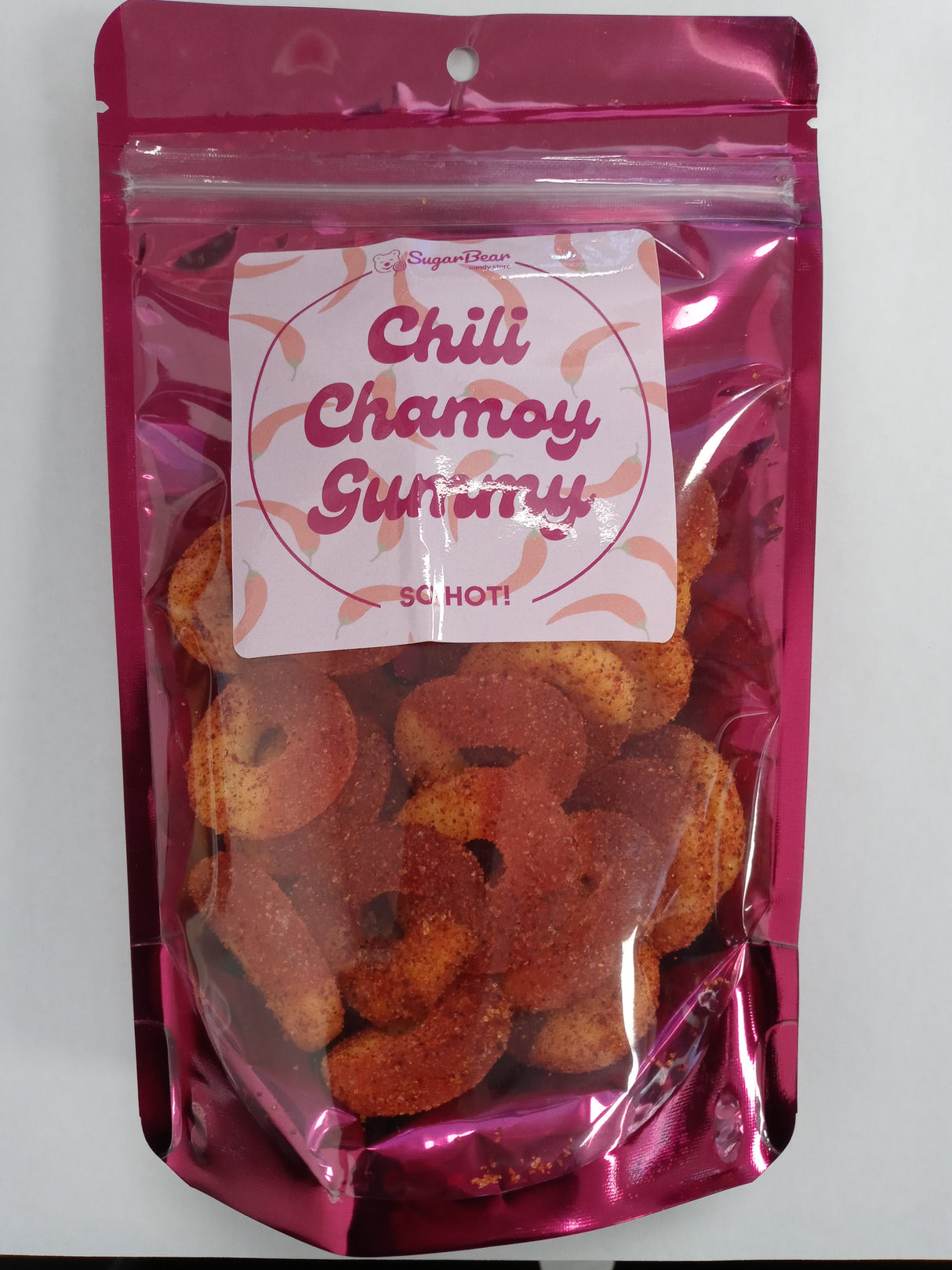 Chili Chamoy Gummy Peach Rings 10oz 8ct