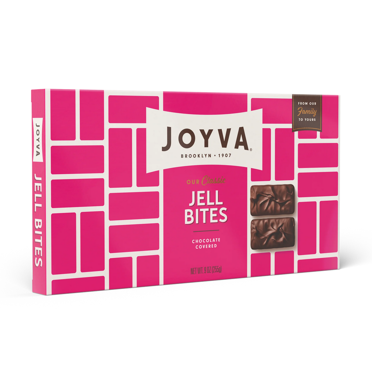 Joyva Dark Chocolate Covered Raspberry Jelly Bites 5lb