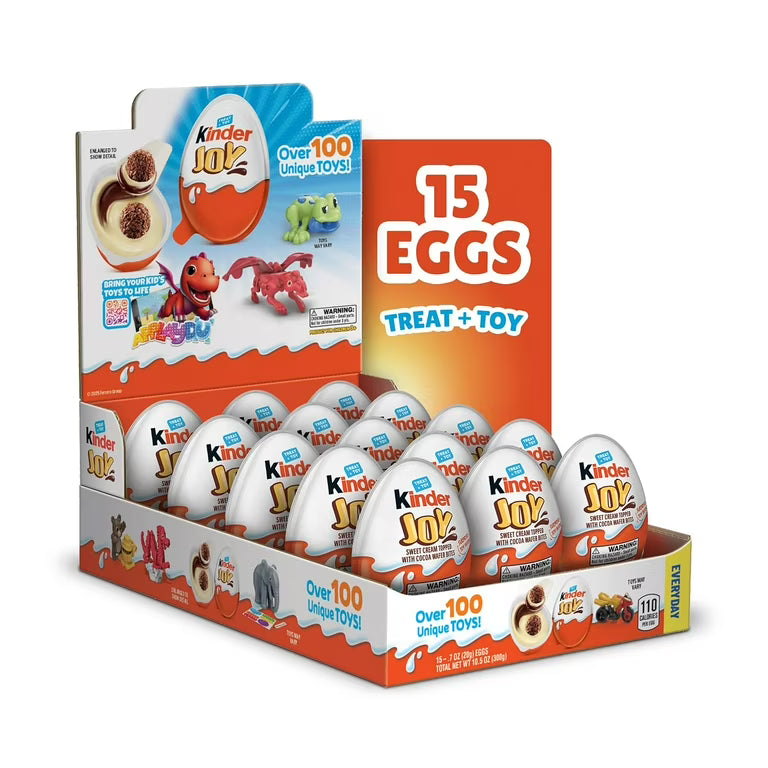Kinder Joy Surprise Eggs with Toy Inside 15ct