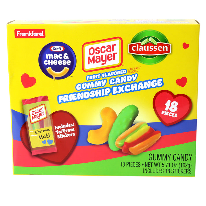 Kraft Asst. Gummies Friendship Exchange 18pc 6ct